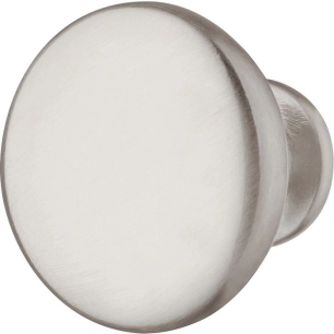bouton meuble aspect inox 30mm