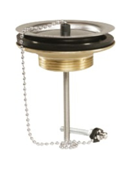 bonde evier chrome d60