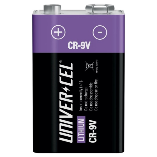 Pile univercel lithium CR - 9v - UNIVERCEL