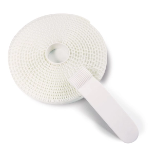 ruban adhésif blanc pour moustiquaire en fibre de verre et aluminium, 500 cm