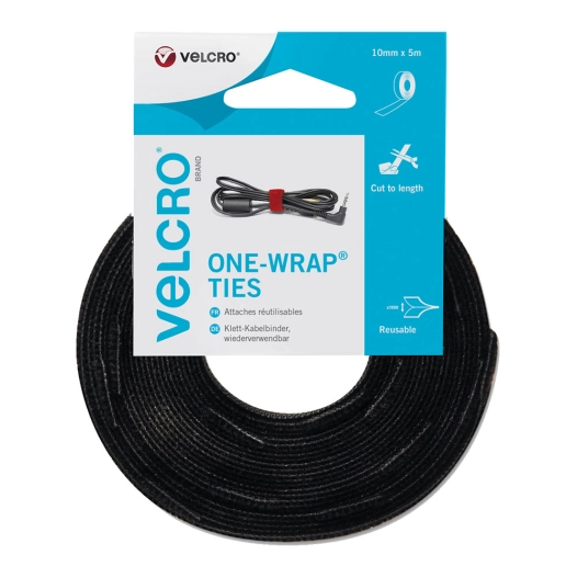 ruban adhésif one-wrap, 10 mm x 5 m, noir