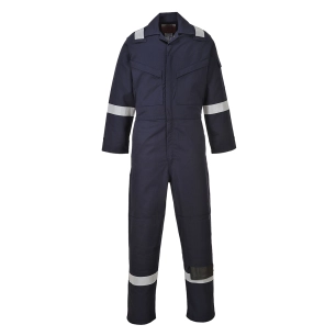 combinaison flamme résistant et antistatique 350g - taille 4xl - marine - portwest