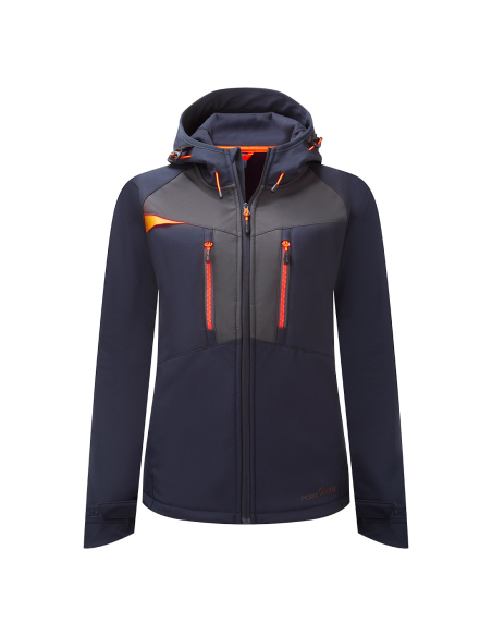 softshell femmes dx4 (3 couches) - taille m - marine - portwest