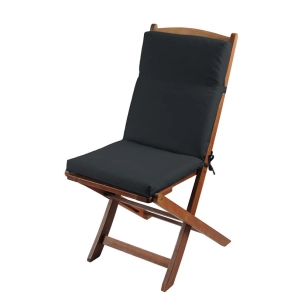 coussin de fauteuil stof hawai outdoor carbone 40x90cm - stof