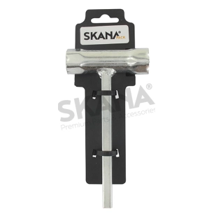 clé à bougie de 19 x 21 mm avec carré de vidange mâle 9,5 mm pour moteur briggs & stratton.