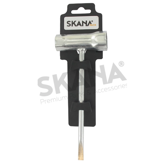 clé à bougie de 17 x 21 mm avec manche tournevis.