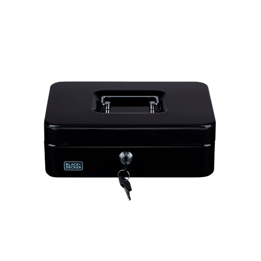 tirelire à 5 compartiments avec 2 clés, 25 x 8,5 x 18 cm