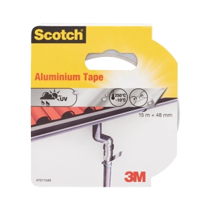 ruban aluminium haute temperature, 15 m x 48 mm