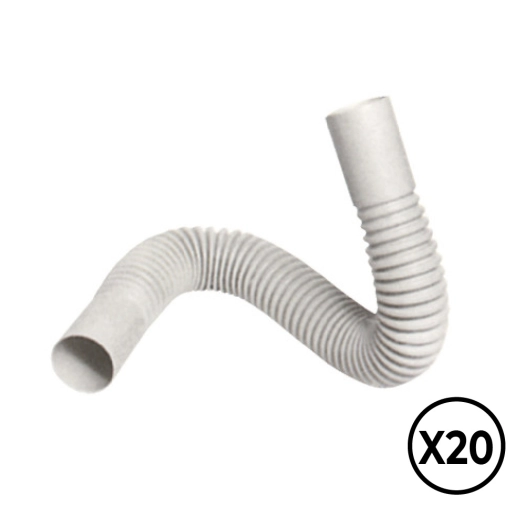 pvc courbe flexible ø 16 mm, 20 unités