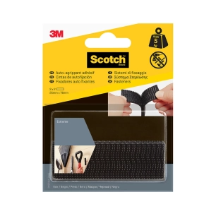 bande de ruban autofixante extrême, noire, 25 mm x 76 mm, 2 pièces, max 5 kg