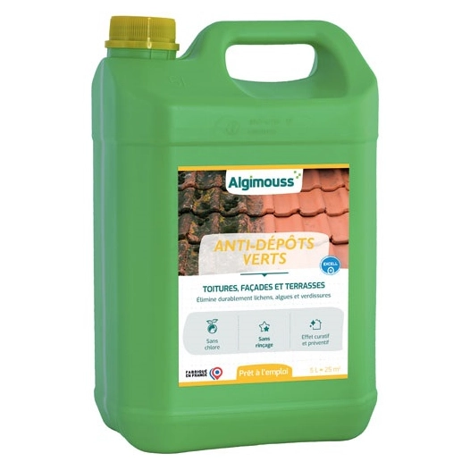 antidépots verts 5 l - algimouss