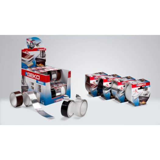 adhésif aluminium haute température 40mmx9m - geko