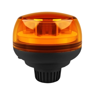mini gyrophare led rotatif fixe, base filetée, 12 v-24 v