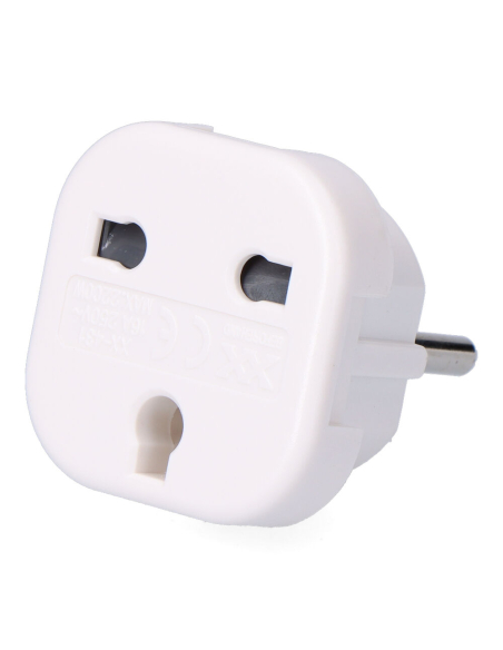 Adaptateur Fiche UE-UK F-LINE Convertisseur de prise Europe vers Royaume-Uni - F-LINE
