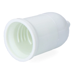 douille de lampe de construction avec suspension e27, 4 a 250 v, blanche, ø35 x 60 mm (sous film rétractable)