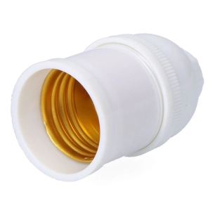 support de lampe à courant blanc e27 (sous film rétractable)