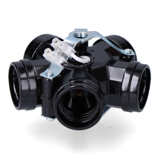 support de lampe multiple 5 support de lampe e27, m10, 4a 250 v, noir (sous film rétractable)