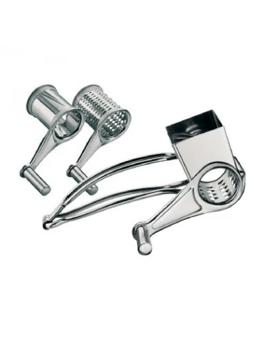 Rape à fromage inox 3 tambours