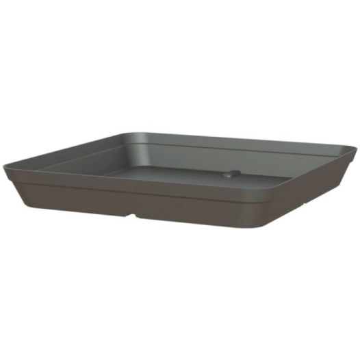 Coucoupe pot de fleur capri carree 35cm gris anthracite - ARTEVASI