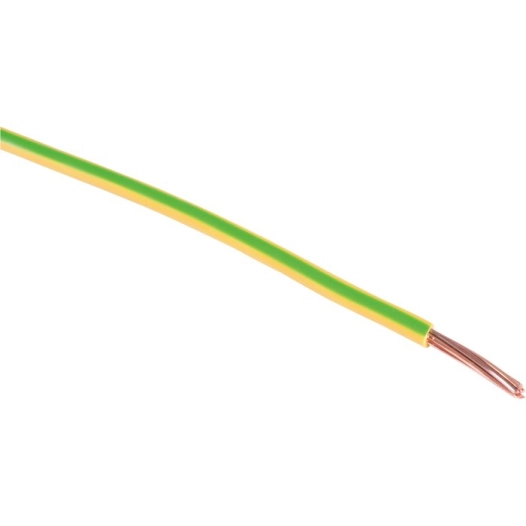 fil h07vr vert/j 6mm² c100m