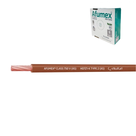 200 câble h07z1-k(as) 1,5 mm² marron euro/m