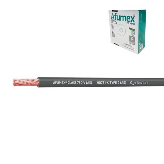 100 câble h07z1-k(as) 4,0 mm² gris euro/m