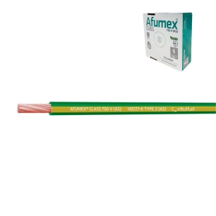 câble h07z1-k(as) 4,0 mm² jaune/vert euro/m