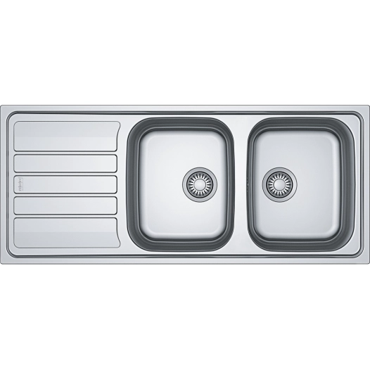 evier inox lisse flash 2c1e