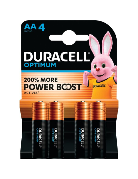 duracell optimum aa x4