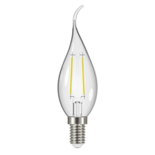 ampoule transparente flamme led e14 2.1w 250 lm blanc chaud - prolight