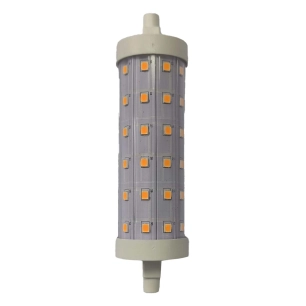 ampoule tube linéaire led r7s 14w 1800 lm blanc chaud 118 mm - prolight