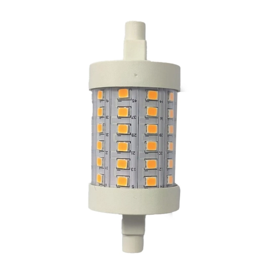 ampoule tube linéaire led r7s 8.8w 806 lm blanc chaud dimmable - prolight