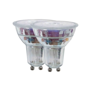 ampoule transparente spot led gu10 2.6w 230 lm blanc chaud dimmable - prolight