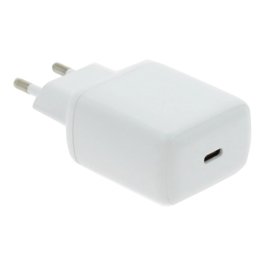 chargeur rapide usb-c 20w blanc - profile
