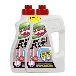 lot de 2 déboucheurs salle de bain 1l le 2ème à -50% - eres