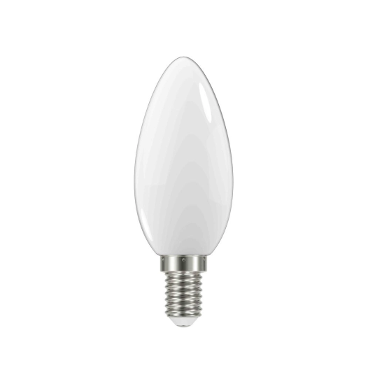 ampoule opaque flamme led e14 430lm blanc chaud dimmable - prolight