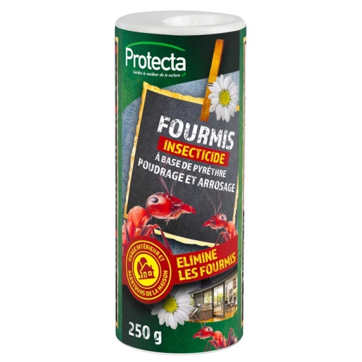 insecticide en poudre anti-fourmis 250 g tp18 - protecta