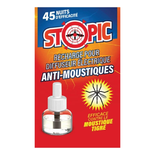 recharge liquide anti-moustiques 35 ml 45 nuits tp18 - stopic