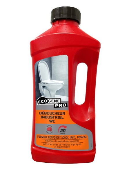 déboucheur industriel wc pro 1l - ecogene