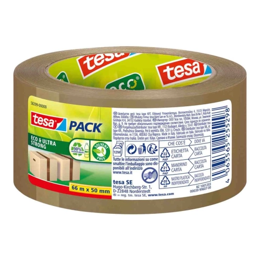adhésif d'emballage eco & ultra strong 66 m x 50 mm - tesa