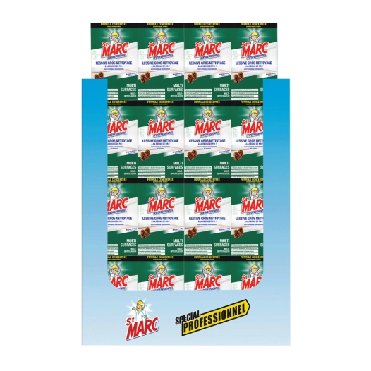 lessive st marc professionnel résine de pin 1 kg - box de 112 paquets - st marc