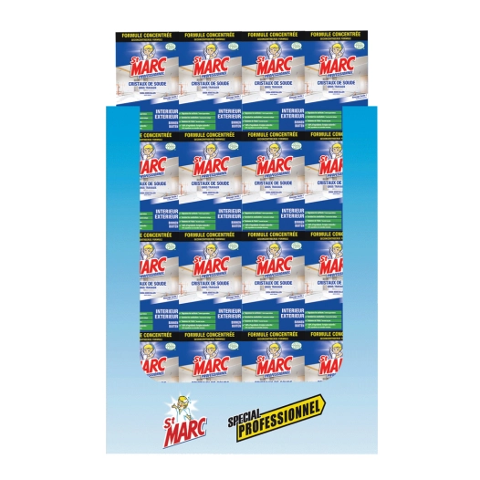 st marc professionnel cristaux de soude 1 kg - box de 112 paquets - st marc