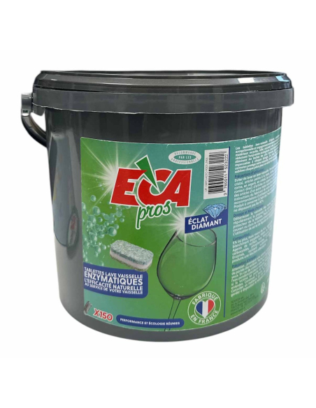 tablettes lave-vaisselle éclat diamant seau de 150 - eca pros