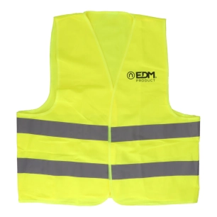 gilet réfléchissant jaune merchandising taille adulte edm