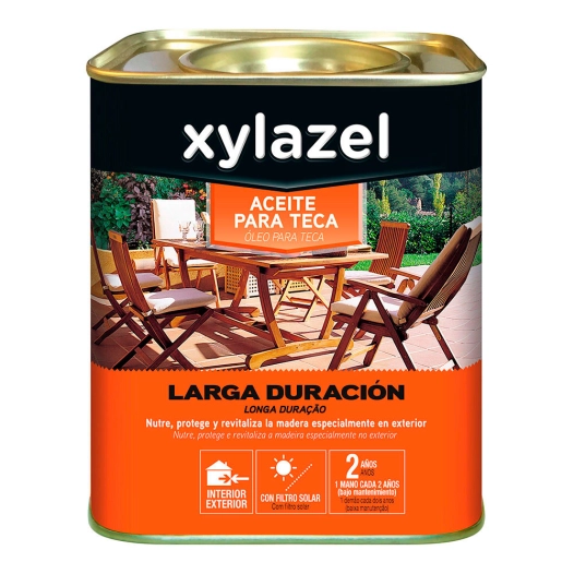 xylazel huile pour teck longue duree couleur naturelle 0.750l
