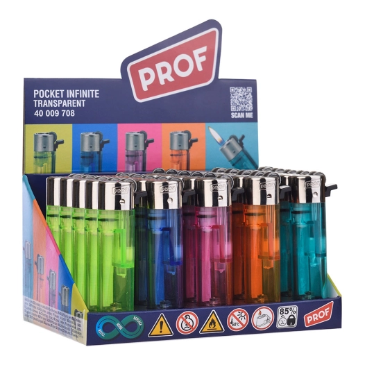 briquet à pierre, couleurs assorties, transparent