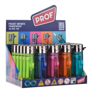 briquet à pierre, couleurs assorties, transparent