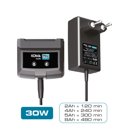 chargeur de batterie 20 v 30 w