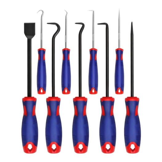 picots et crochets de précision, ensemble de 9 pièces