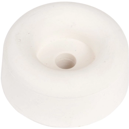 butoir sol caout.blanc d 23mm